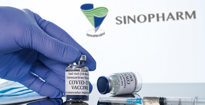 Sinopharm : Une efficacité estimée à plus de 90%, mais qui dégringole chez les séniors