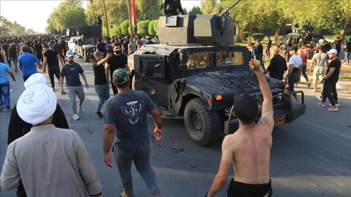 Irak : La «zone verte» à Bagdad sous vive tension Irak : La «zone verte» à Bagdad sous vive tension