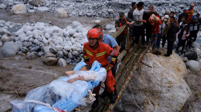 Chine : Le séisme fait 65 morts et 12 disparus