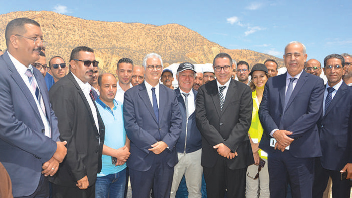 Agadir-Ida Outanane : Baraka visite le chantier de construction du barrage Tamri Agadir-Ida Outanane : Baraka visite le chantier de construction du barrage Tamri