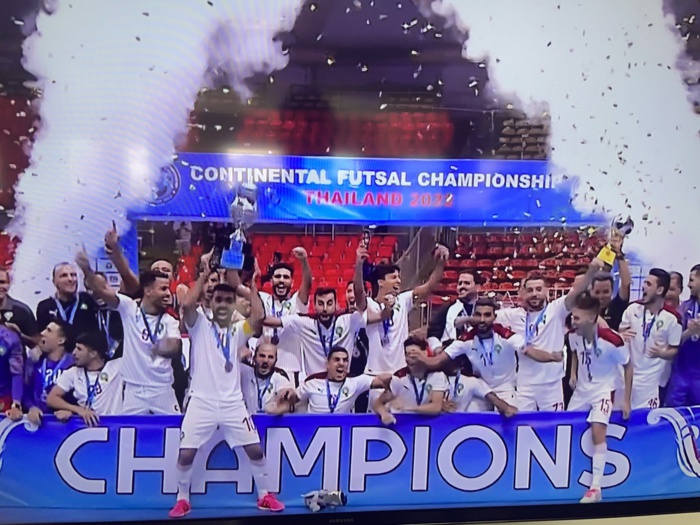 Coupe intercontinentale Thaïlande 2022 (futsal) : Les Lions de l’Atlas remportent le Titre face à l’Iran (3-2) Coupe intercontinentale Thaïlande 2022 (futsal) : Les Lions de l’Atlas remportent le Titre face à l’Iran (3-2)
