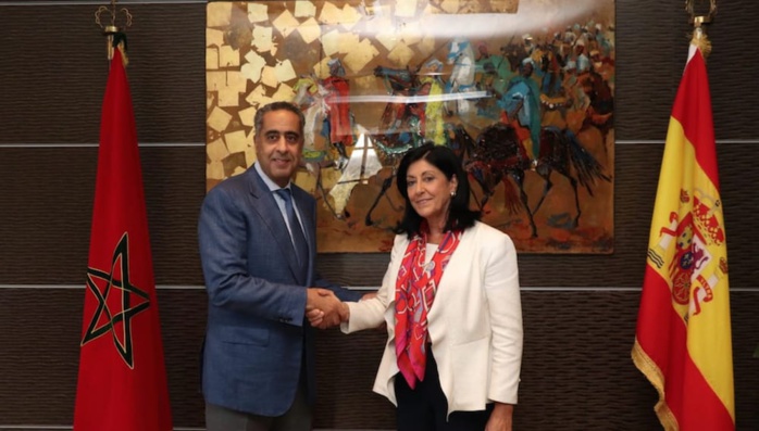 Hammouchi reçoit la directrice du Centre national du renseignement espagnol Hammouchi reçoit la directrice du Centre national du renseignement espagnol