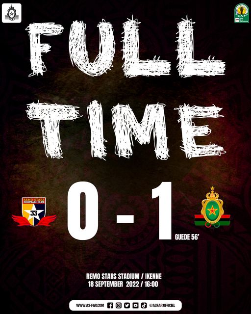 Coupe de la CAF : L’AS FAR jouera le second tour préliminaire Coupe de la CAF : L’AS FAR jouera le second tour préliminaire