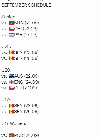 Les U23 de Houcine Ammouta : Deux matches face au Sénégal, ce jeudi 22 et dimanche 25 septembre (18h30)