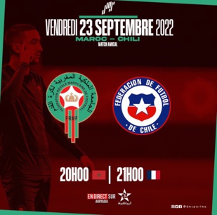 Maroc-Chili ce soir à 20h00: Pour la première de Regragui, le retour des bannis et l'éclosion des nouveaux!