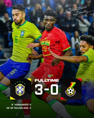 Matches préparatoires : Le Ghana sous l'emprise du Brésil