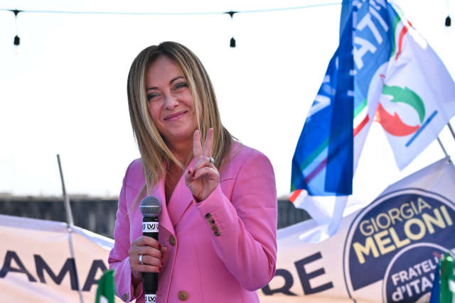 Le parti Giorgia Meloni en tête des élections législatives en Italie  Le parti Giorgia Meloni en tête des élections législatives en Italie