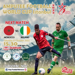 Mondial / Foot pour amputés : Ce samedi premier match du Maroc face à l’Irlande
