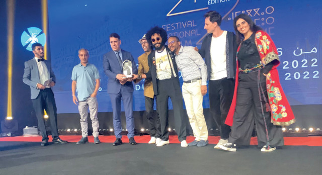 L’équipe du film « Zanka Contact » réalisé en 2020, grand prix du festival national 2022. L’équipe du film « Zanka Contact » réalisé en 2020, grand prix du festival national 2022.