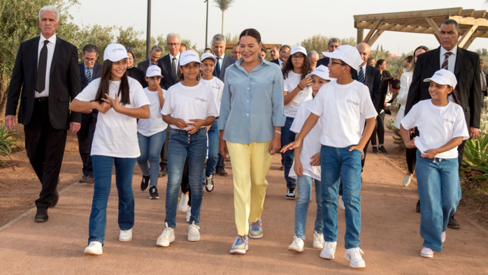 Marrakech : SAR la Princesse Lalla Hasnaa inaugure le Parc de «Ghabat Chabab» Marrakech : SAR la Princesse Lalla Hasnaa inaugure le Parc de «Ghabat Chabab»