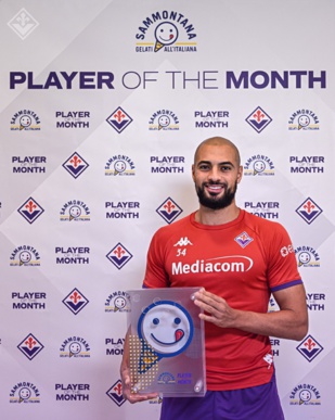 Equipe nationale :  Soufiane Amrabet joueur du mois chez la Fiorentina