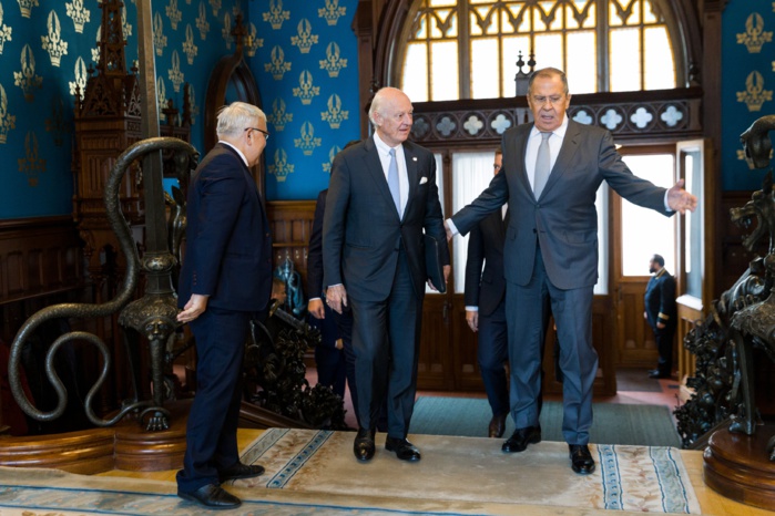 Sahara : Staffan de Mistura s’entretient avec Sergueï Lavrov Sahara : Staffan de Mistura s’entretient avec Sergueï Lavrov