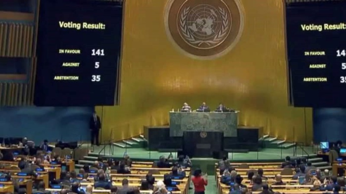 Le Maroc vote contre l'annexion de l'Ukraine aux Nations Unies Le Maroc vote contre l'annexion de l'Ukraine aux Nations Unies