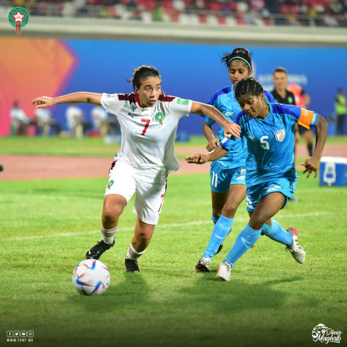 Coupe du monde féminin U17 :  Le Maroc largement vainqueur de l’Inde (3-0) Coupe du monde féminin U17 :  Le Maroc largement vainqueur de l’Inde (3-0)