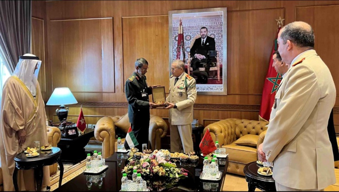Le Chef des Forces Armées des Emirats Arabes Unis en visite au Maroc
