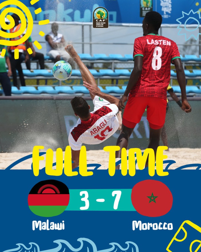 CAN / Beach Soccer 2022 : Le Maroc demi-finaliste CAN / Beach Soccer 2022 : Le Maroc demi-finaliste