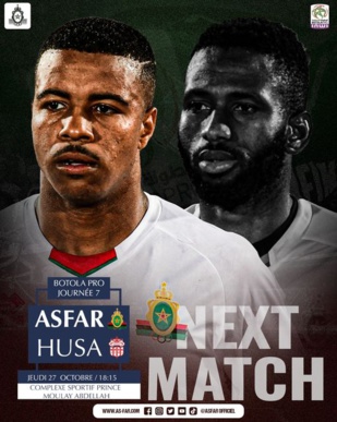 Botola Pro D1 / 7e journée : FAR-HUSA et RSB-OCK pour confirmer ou réagir! Botola Pro D1 / 7e journée : FAR-HUSA et RSB-OCK pour confirmer ou réagir!