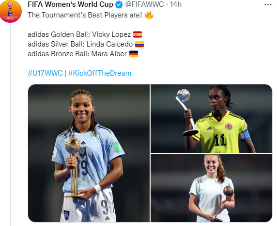 Mondial féminin U17 :  L’Espagne championne du monde, le Nigeria troisième
