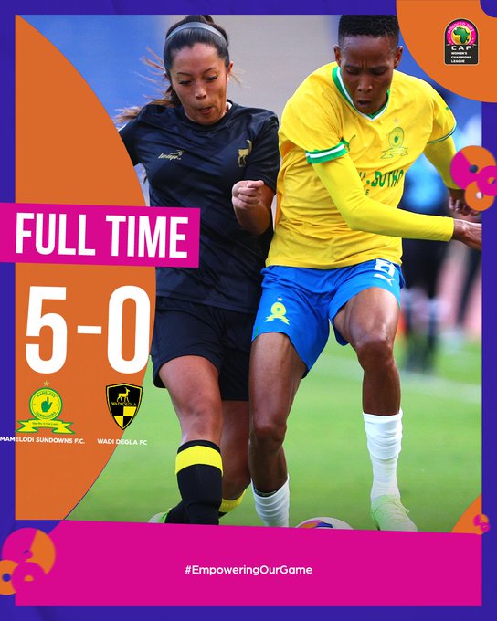 Ligue des champions féminine : Mamelon Sundowns demi-finaliste, Wadi Dijla éliminé Ligue des champions féminine : Mamelon Sundowns demi-finaliste, Wadi Dijla éliminé