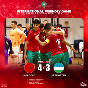 Futsal : Le Maroc vainqueur de l'Ouzbékistan