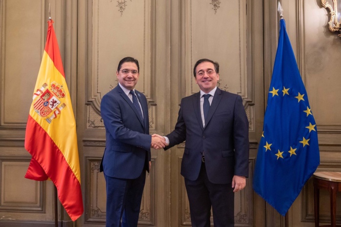 Nasser Bourita rencontre son homologue Albares à Paris Nasser Bourita rencontre son homologue Albares à Paris