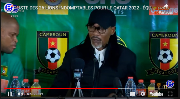 Mondial : Liste des 26 du Cameroun Samuel Eto’o, président et sélectionneur ! Mondial : Liste des 26 du Cameroun Samuel Eto’o, président et sélectionneur !