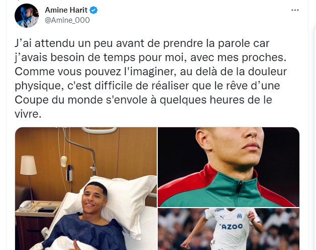  Equipe nationale / Amine Harit: ”C’est le destin, et je l’accepte!”