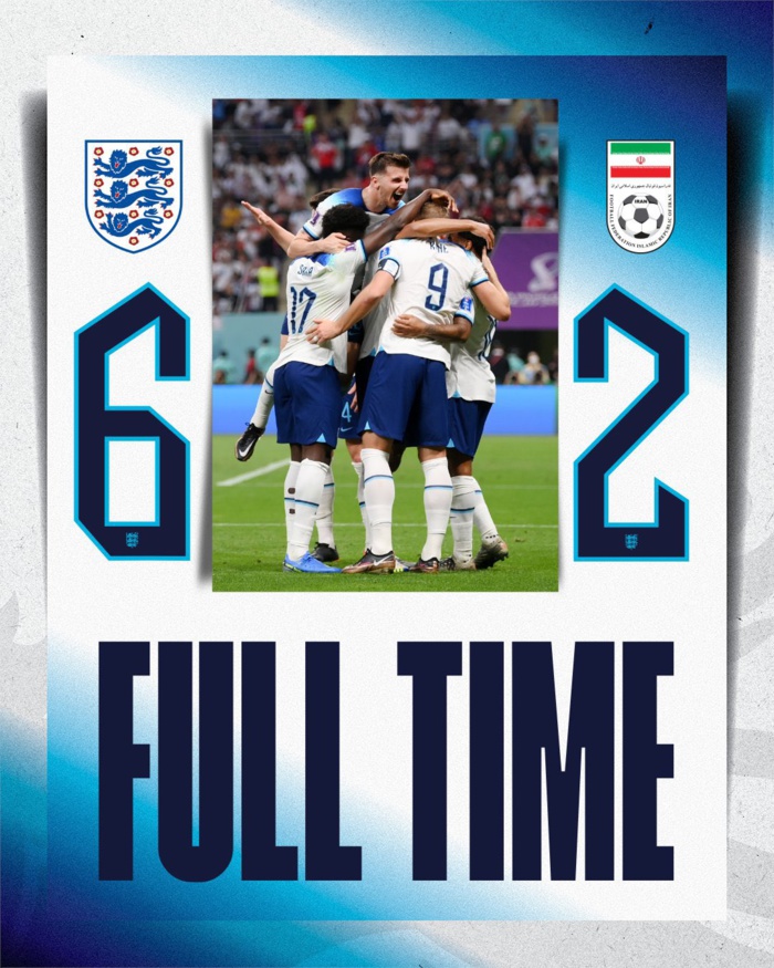 Mondial 2022 / Angleterre-Iran (6-2) : Les Anglais ont marché sur l’eau, les Iraniens ont fait naufrage !