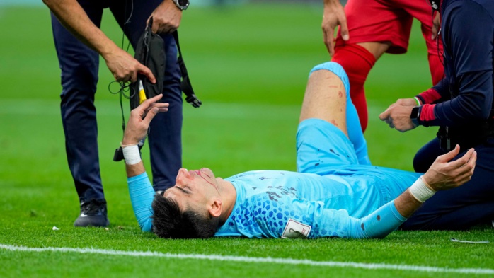 Mondial 2022 : Le portier iranien victime d’une grave commotion cérébrale Mondial 2022 : Le portier iranien victime d’une grave commotion cérébrale