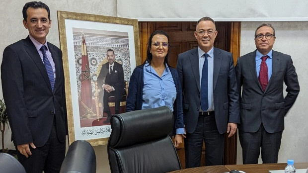 Photo de la dernière réunion qui a eu lieu entre Fouzi Lekjaâ et les syndicats. Photo de la dernière réunion qui a eu lieu entre Fouzi Lekjaâ et les syndicats.