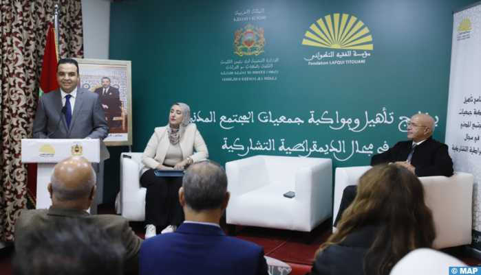 Rabat-Salé-Kénitra : Accompagnement des associations en matière de démocratie participative