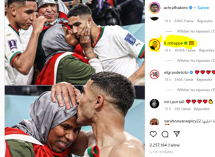 Mondial 2022 – Média: « Le Parisien » sensible à l’émouvante séquence de Hakimi avec sa mère ! Mondial 2022 – Média: « Le Parisien » sensible à l’émouvante séquence de Hakimi avec sa mère !