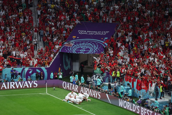 Mondial 2022 / FIFA :  « Les Lions de l'Atlas ont pris les devants grâce à Saïss, sur un coup franc de Sabiri »