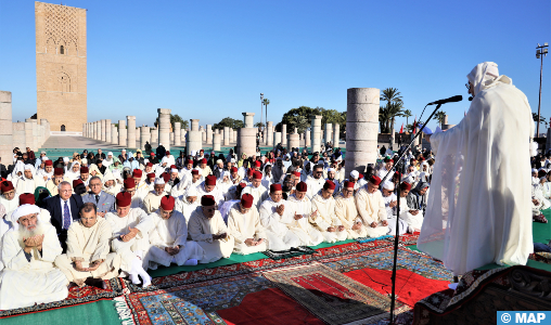 Des prières rogatoires accomplies à la Mosquée Hassan de Rabat