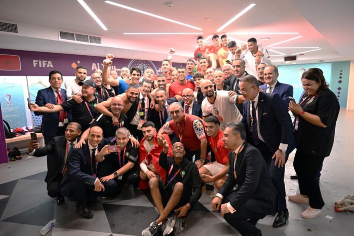 Mondial 2022 : Des invités de marque visitent les Lions de l’Atlas