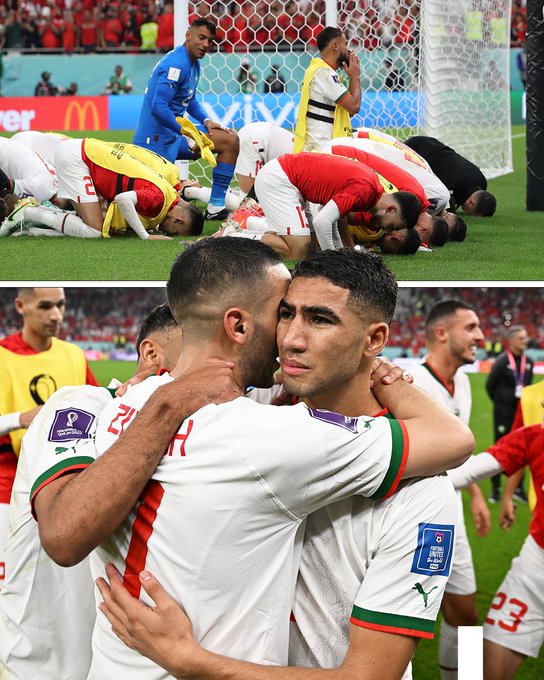 Mondial 2022 /  Lu sur Twitter / l'image du jour : Nasser Bourita, ministre  des Affaires étrangères, qui siffle pendant les possessions de balle du Canada’