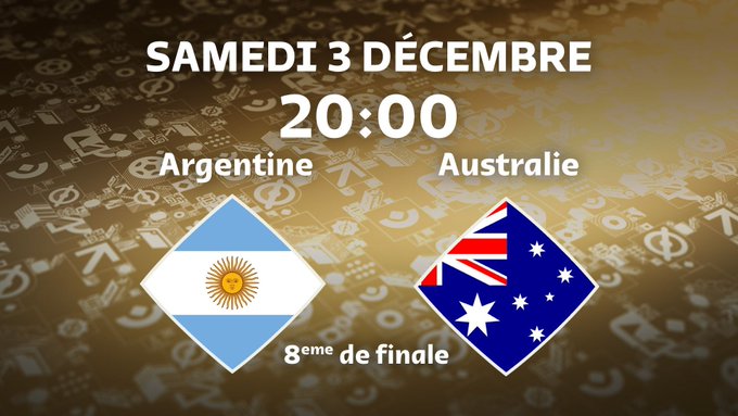 Mondial 2022 / Quarts de finale : Ce samedi Pays-Bas vs États-Unis et Argentine vs Australie