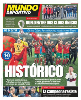 Mondial 2022 / Equipe nationale : La presse espagnole et italienne élogieuse ! Mondial 2022 / Equipe nationale : La presse espagnole et italienne élogieuse !