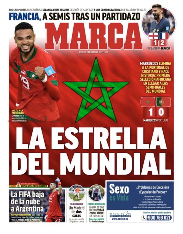 Mondial 2022 / Equipe nationale : La presse espagnole et italienne élogieuse ! Mondial 2022 / Equipe nationale : La presse espagnole et italienne élogieuse !