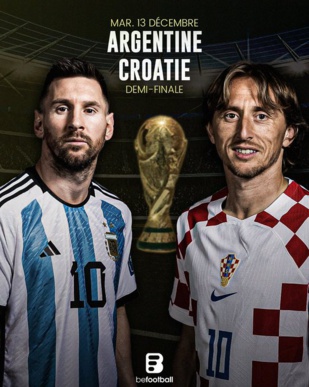 Mondial 2022 / Demi-finale, ce soir à 20h00: Argentine vs Croatie ou Messi vs Modric Mondial 2022 / Demi-finale, ce soir à 20h00: Argentine vs Croatie ou Messi vs Modric
