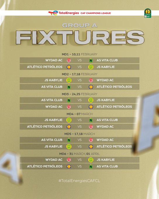 Compétitions de la CAF/ Calendriers des 3 clubs marocains: Raja, Wydad et FAR Compétitions de la CAF/ Calendriers des 3 clubs marocains: Raja, Wydad et FAR