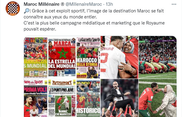 Mondial 2022 / Lu sur Twitter ‘’Un retour de rock stars pour nos Lions ! Ils devraient être reçus au Palais Royal !’’