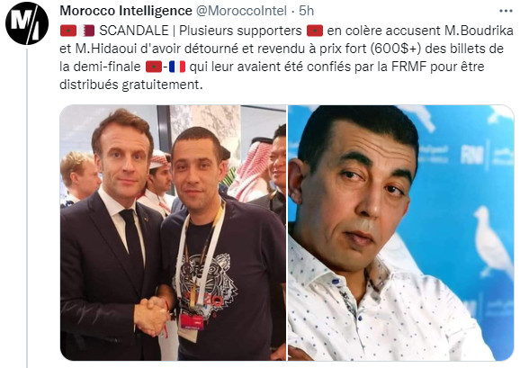 Mondial 2022 / Lu sur Twitter ‘’Un retour de rock stars pour nos Lions ! Ils devraient être reçus au Palais Royal !’’