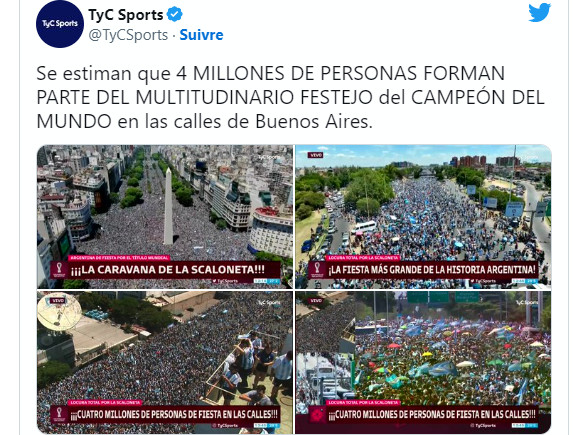 L'après Mondial / Argentine : Les champions du Monde contraints de parader en hélicoptère! L'après Mondial / Argentine : Les champions du Monde contraints de parader en hélicoptère!