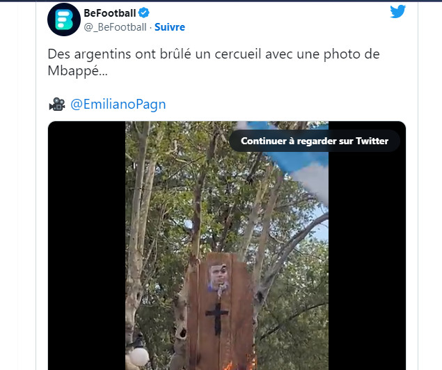 L’après Mondial : Des supporters argentins brulent Mbappé ! L’après Mondial : Des supporters argentins brulent Mbappé !