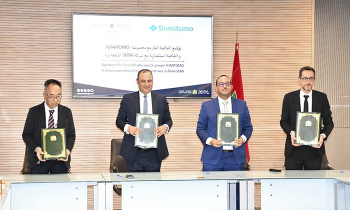 Un Accord Cadre avec SUMITOMO pour la création de 16.000 emplois d’ici 2028 Un Accord Cadre avec SUMITOMO pour la création de 16.000 emplois d’ici 2028