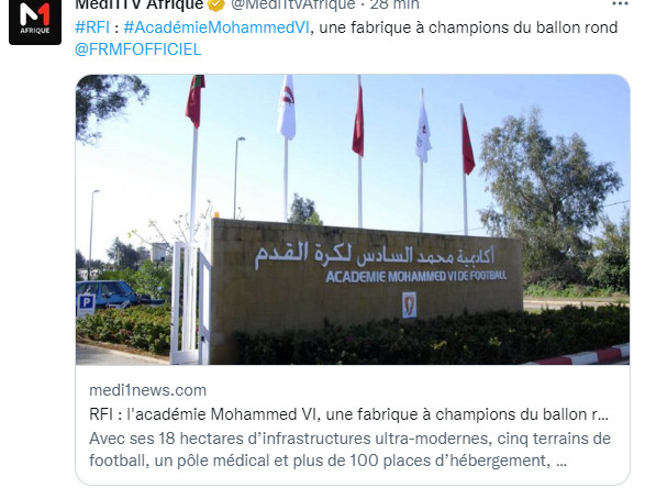 Lu sur Twitter : ‘’Le stade de Kenitra est presque prêt’’