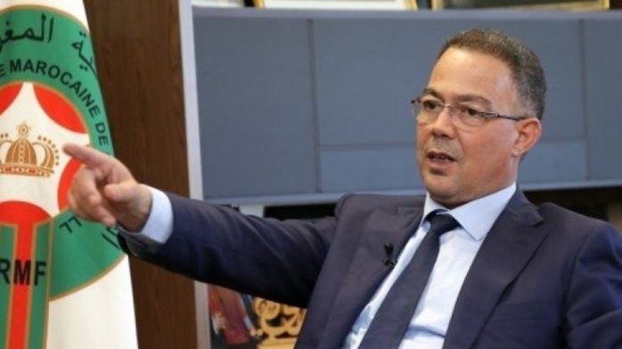 Fouzi Lakjaâ, président de la FRMF. Fouzi Lakjaâ, président de la FRMF.