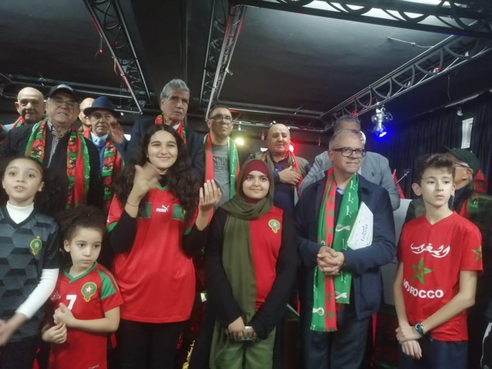 Les Lions de l’Atlas fêtés par des écoliers à Sidi Maârouf Les Lions de l’Atlas fêtés par des écoliers à Sidi Maârouf