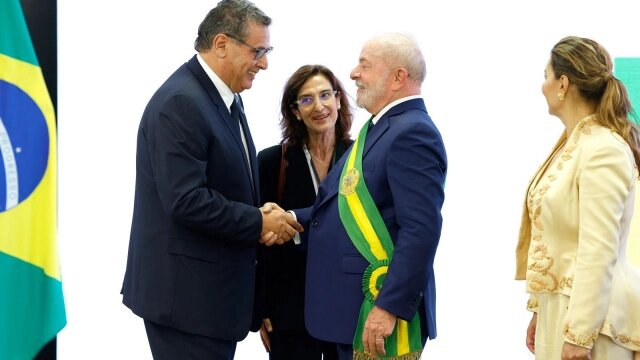 Akhannouch représente SM le Roi à la cérémonie d'investiture du Président brésilien Akhannouch représente SM le Roi à la cérémonie d'investiture du Président brésilien